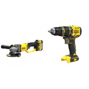 STANLEY KIT V20 BERBEQUIM SFMCD721M2K+REBARBADORA SFMCG400B - 0990.704