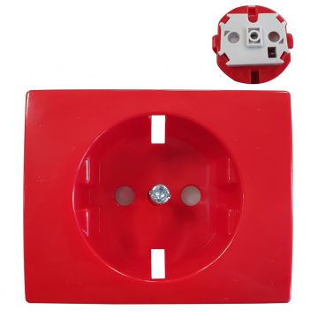 EFAPEL CENTRO TOMADA SCHUKO 70632 VERMELHA - 0824.051