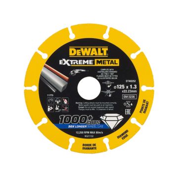 DEWALT DISCO DIAMANTE  EXTREME 125X22.23X1.3 METAL DT40252-QZ - 0992.333