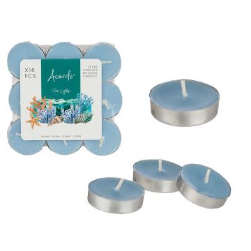 VELA AMBIENTADOR MINI (CONJUNTO 18 UNIDADES) OCEANO - 0551.80
