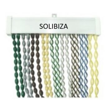 CORTINA PARA MOSCAS SOLIBIZA 2.00X0.90MT BR./CASTANHO TR.(Nº47) - 0435.43