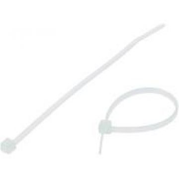 ABRACADEIRA PLASTICO 200X4.8 (CENTO) BRANCA - 0048.61