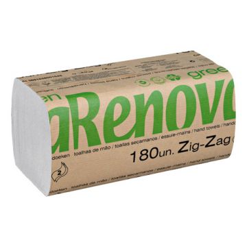 PAPEL PARA DISPENSADOR ZIG-ZAG RENOVA (CX) - 0726.19