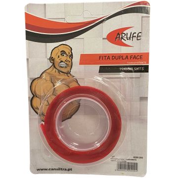 FITA DUPLA FACE TRANSPARENTE 19MMX1. 5MTS ARUFE / 0229.209