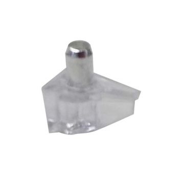 SUPORTE PARA PRATELEIRA 202 PERNO METALICO TRANSPARENTE - 0085.128