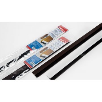 VEDA PORTAS ALUMINIO C/ESCOVA BRANCO 1MT - 0454.13