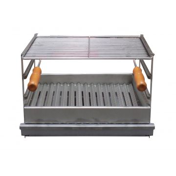CHURRASQUEIRA POUSAR INOX 700X400X380 - 0935.35