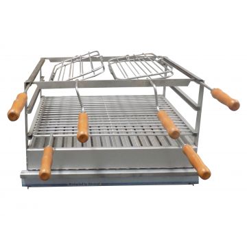 CHURRASQUEIRA POUSAR INOX COMPLETA - 0935.21