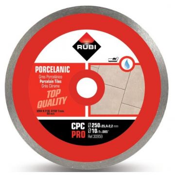 RUBI DISCO DIAMANTE  250MM HUMIDO CONTINUO GRES CPC 30959 - 0371.287