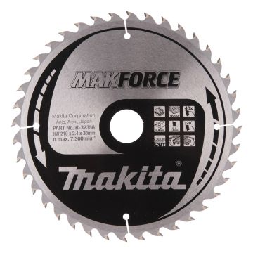 MAKITA DISCO C/MAD.210X30X2.0 40D B-32356 - 1021.843