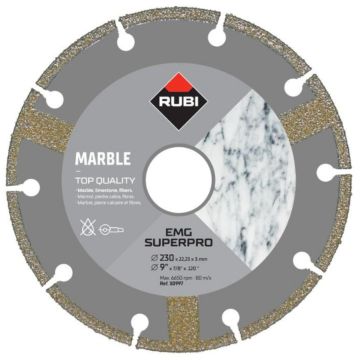 RUBI DISCO DIAM.MARMORE ELECTRODEPOSITADO-EMG 30995 - 0371.020