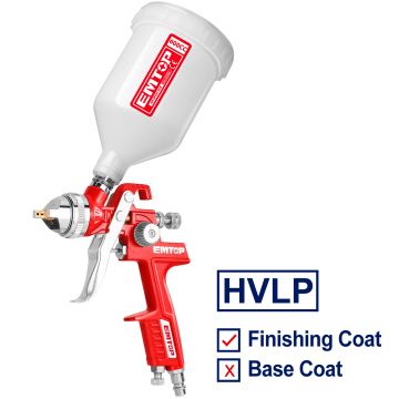 PISTOLA DE PINTURA COM COPO SUPERIOR PLASTICO ENCAIXE RAPIDO 1.4MM - 0097.93