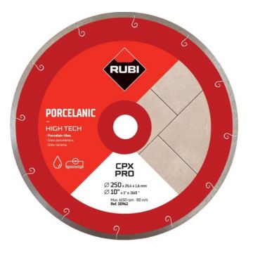 RUBI DISCO DIAMANTE  300MM HUMIDO CONTINUO GRES CPX 30963 - 0371.286