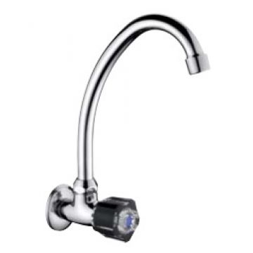 TORNEIRA GIRATORIA PAREDE PRETO/BRANCO BICA ALTA - 0084.038