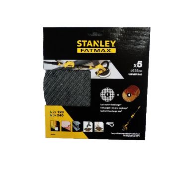 STANLEY LIXA PAREDE GESSO 225MM G120/240 STA39297-XJ - 0990.603
