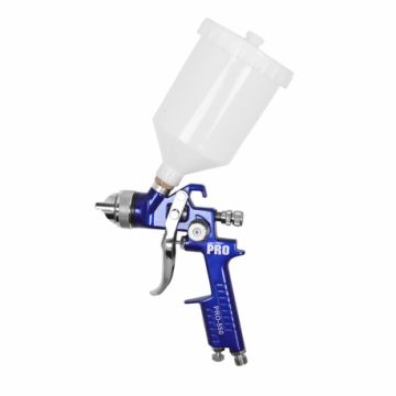 PISTOLA PINTURA COM COPO SUPERIOR PLASTICO ENC.NOR/RAP. 125CC-Ø0.8MM - 0097.70