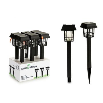 CANDEEIRO SOLAR TIPO ESPETO QUADRADO PLASTICO - 0941.06