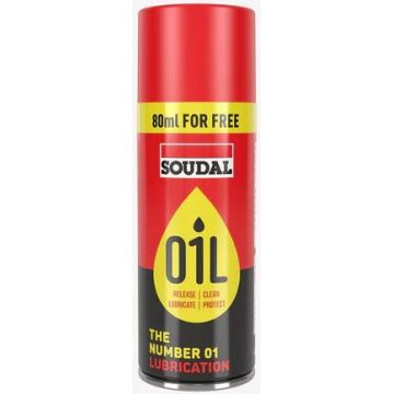 SOUDAL LATA SPRAY LUBRIFICANTE OIL 400ML - 0991.27