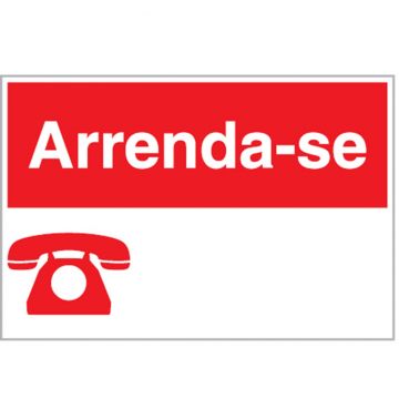 PLACA SINALIZADORA ARRENDA-SE - 0529.89