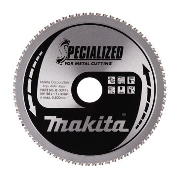 MAKITA DISCO C/METAL 185X30X1.7 70D B-33445 - 1021.636