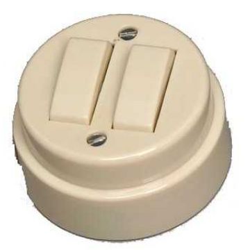 INTERRUPTOR COMUTADOR REDONDO BIPOLAR - 0757.014