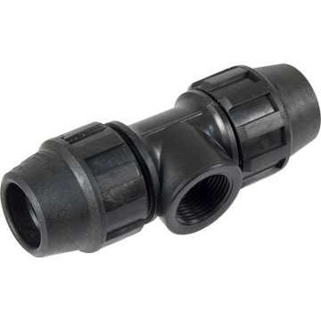 ACESSORIO CANALIZACAO TE 40 ROSCA FEMEA 1 1/4" POLIETILENO (4524) - 0402.67