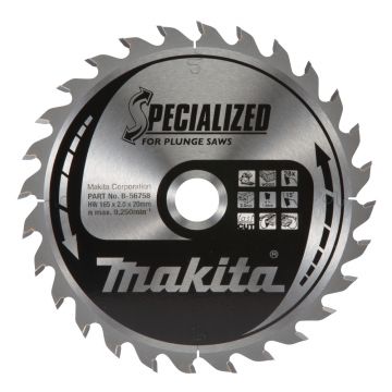 MAKITA DISCO 165/20/28D TCT MADEIRA B-56758 - 1021.109
