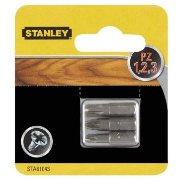 STANLEY BIT PZ1/PZ2/PZ3 25MM (3PCS) STA61043-XJ - 0990.686