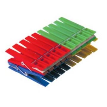 MOLA P/ROUPA PLASTICA (PACK 24UN) - 0020.77