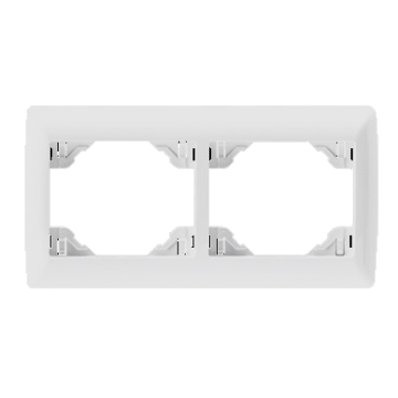 EFAPEL ESPELHO D.H. SIRIUS 70921 BRANCO/INOX - 0824.384