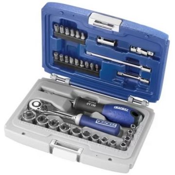 EXPERT CHAVE CAIXA 1/4" SEXTAVADA 34PCS E194672 - 0341.413