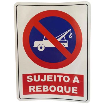 PLACA SINALIZADORA AUTOC. SUJEITO A REBOQUE 150X200MM - 0529.016