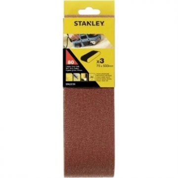 STANLEY FOLHA LIXA CINTA G80 75X533MM STA33191-XJ - 0990.420