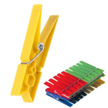 MOLA P/ROUPA PLASTICA (PACK 24UN) - 0020.77