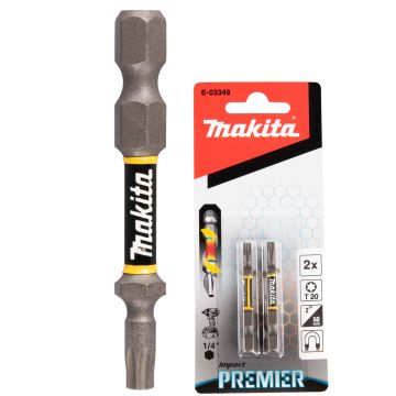 MAKITA BIT T20 50MM IMPACTO (2UN) E-03349 - 1021.830