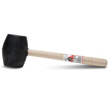 RUBI MACO BORRACHA PRETO 750GR FACES PLANAS 65908 - 0371.275