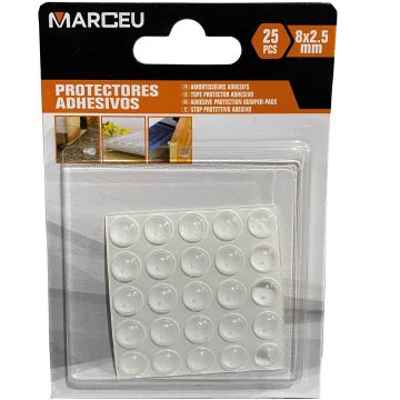 PROTECTOR GOTA TRANSP.Ø10X3.5MM (24PÇS) - 0039.18