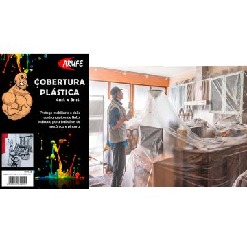 COBERTURA PLASTICO P/PROTECAO 4X5MT-FINA - 0600.02