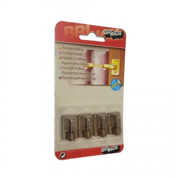 CABIDE CORTINA PEQUENO MADEIRA (3PCS) - 0975.40