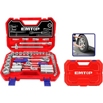 CHAVE CAIXA 1/ 4+1/ 2 (JG) 51PCS / 0922.08