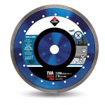RUBI DISCO DIAM.230MM SECO MATEIAL DURO TVA 31935 - 0371.192