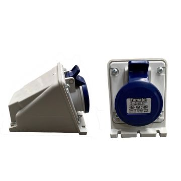 FICHA INDUSTRIAL FEMEA MURO 16A 220-240V 2P+T - 0824.165