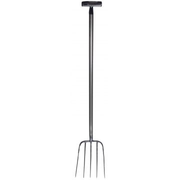 FORQUILHA DIREITA 5 DENTES COM CABO METAL.LONGO - 1.10MT - 0769.12