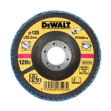 DEWALT DISCO REB.LIXA LAMEL.125 G120 DT3268-QZ - 0992.524