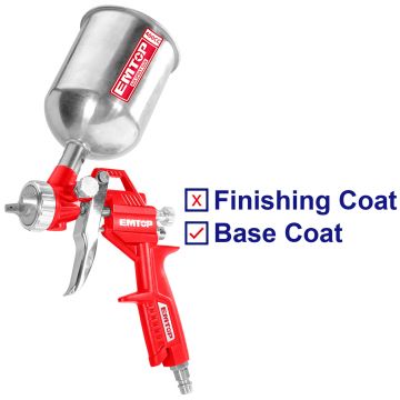 PISTOLA PINTURA COM COPO SUPERIOR ALUMINIO 1.5MM - 0097.16