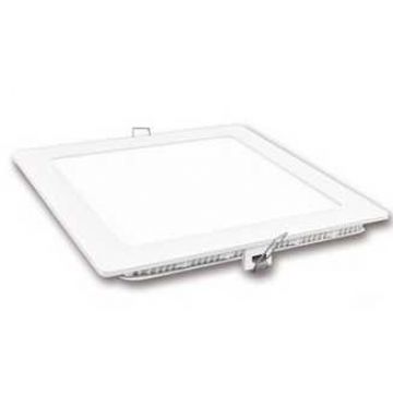 DOWNLIGHT LED PLANO LUZ FRIA 18W/1800L QUADRADO 225MM - 0607.01