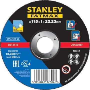 STANLEY DISCO CORTE ACO/INOX 115X22.2MM STA32602-QZ - 0990.466