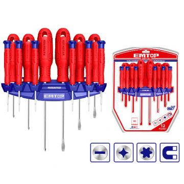 CHAVES FENDA+PRECISAO JG 12 PCS - 0015.364