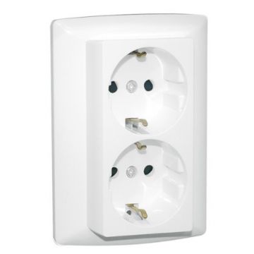 EFAPEL TOMADA C/TERRA DUPLA 70331 BRANCA - 0824.155