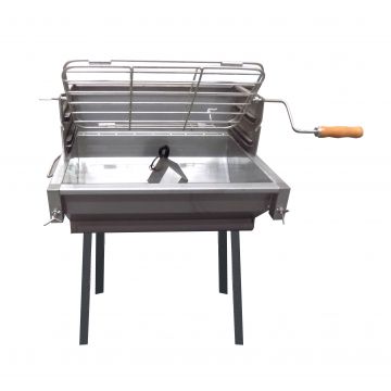 CHURRASQUEIRA 2FRANGOS COM MOTOR INOX - 0935.24